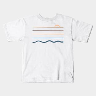 Sunset Beach Day Kids T-Shirt